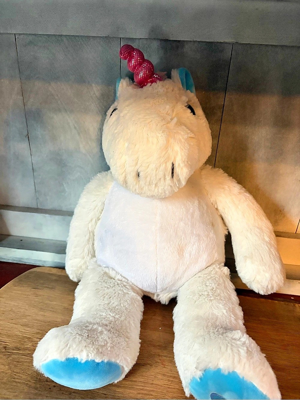Build-A-Bear Workshop Magical Unicorn / Enchanted Unicorn Plush in White & Pink